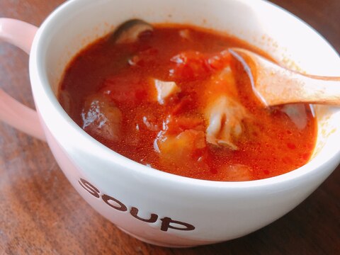 ❦ごくごく飲める！ウェイパーで作るトマトスープ